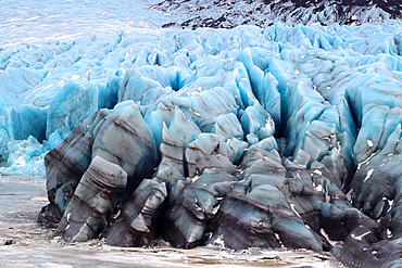 Fjallsjokull glacier, originating from Vatnajokull, Iceland, Polar Regions