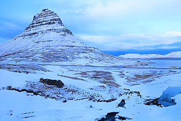 Kirkjufell Mountain, Snaefellsnes Peninsula, western Iceland, Polar Regions