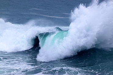 Waves at black sand beach, near Vik, southern Iceland, Polar Regions