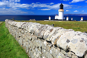 Dunnet Head and lighthouse, Caithness, Highlands, Scotland, United Kingdom, Europe