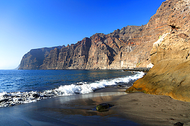 Cliffs at Los Gigantes, Tenerife, Canary Islands, Spain, Atlantic, Europe