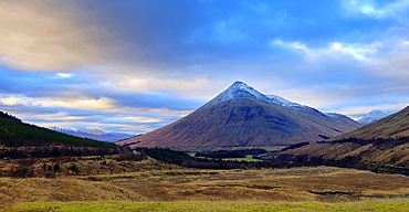 Twilight, Rannoch Moor, Highland, Scotland, UK