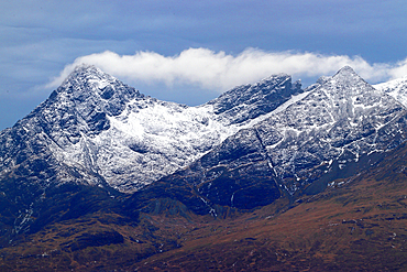 Cullin Hills in winter, Isle of Skye, Scotland, UK