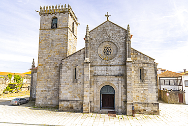 Europe, Portugal, Caminha. The Igreja Matriz de Caminha, the Mother Church of Caminha.