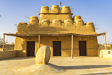 Faiyum Oasis, Egypt. Traditional desert building at Faiyum Oasis.