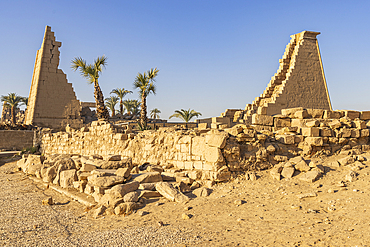 Karnak, Luxor, Egypt. Ruins at the Karnak Temple complex in Luxor.