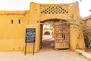 Faiyum, Egypt. February 19, 2022. A pottery school in Faiyum.