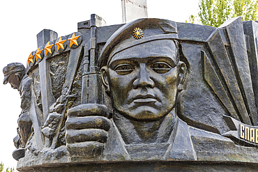 Khujand, Sughd Province, Tajikistan. August 20, 2021. Memorial for the Soviet Afghanistan War in Victory Park in Khujand. Editorial Use Only