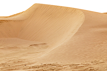 Guerro Negro, Mulege, Baja California Sur, Mexico. Sand dunes at sunset along the western coast of the Baja peninsula.