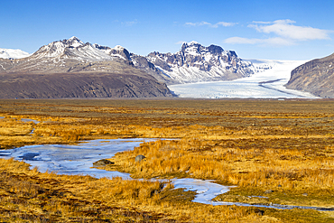 Skaftafellsjokull, Sudurland, Skaftafell, Iceland, Polar Regions