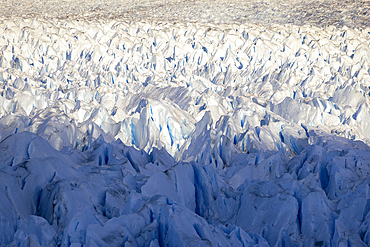 Details of the massive Glacier front of Perito Moreno, El Calafate, Parque Nacional Los Glaciares, Santa Cruz, Patagonia Argentina, Argentina, South America