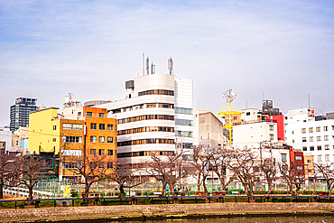 Nakanoshima, Osaka. An Island in the middle of this metropolis. Being an oasis with its parks and green areas.