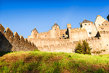 Medieval castle of Carcassonne, Languedoc-Roussillon, France