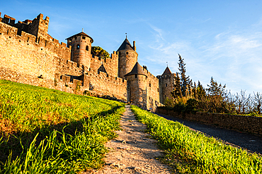Medieval castle of Carcassonne, Languedoc-Roussillon, France