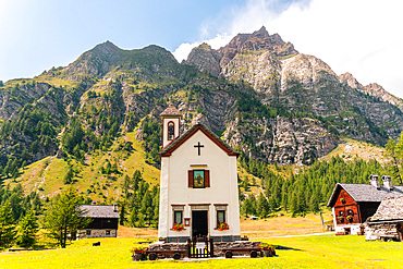 Chapel of Crampiolo, Piedmont, Northern Italy, Europe