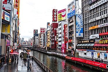 Dotonbori, Osaka, Honshu, Japan, Asia