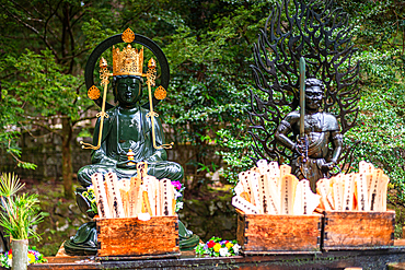 Statues in Koya-san near Osaka, Japan