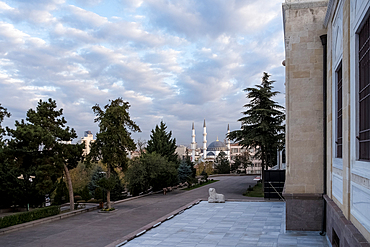 Detail of the Ethnography Museum, dedicated to the cultures of Turkic civilizations, built between 1925 and 1928, Ankara, Anatolia, Turkey, Eurasia