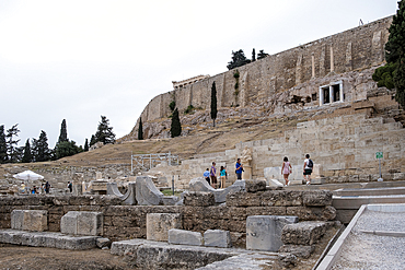 View of the Acropolis of Athens, UNESCO World Heritage Site, Athens, Greece, Europe