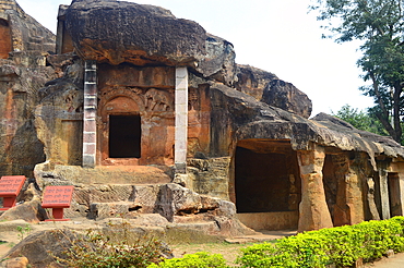 Udayagiri and Khandagiri caves located in the outskirt of Bhubaneswar capital of,Odisha these caves were made around 1st and 2nd century BC.King Kharavela of Kalinga dynasty built these caves for Jain monks to provide them a place to rest and meditate.