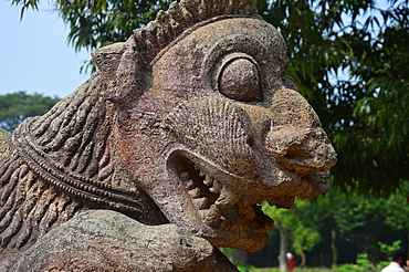 Decorative Motif,Gaja-Simha motif odishan art at Konark Sun Temple Konark Bhubaneswar India.