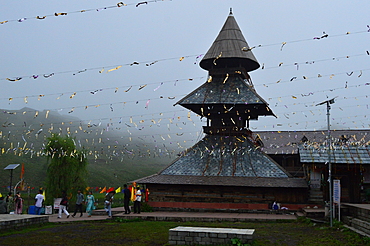 Prashar Rishi Temple, a significant spiritual and architectural site located near Mandi, Himachal Pradesh India.