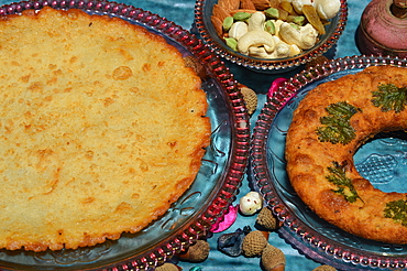 Babru bhalla, malpua traditional snack dishes, sweet item for festivals and marriages, Mandi, Himachal Pradesh, India, Asia