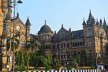 Chhatrapati Shivaji Maharaj Terminus or Victoria Terminus is a historic terminal train station and UNESCO world Heritage site in Mumbai city India