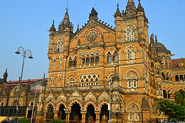 Chhatrapati Shivaji Maharaj Terminus or Victoria Terminus is a historic terminal train station and UNESCO world Heritage site in Mumbai city India