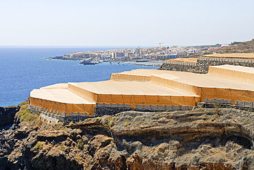 agricultural greenhouse at Guia de Isora,Southwest of Tenerife,Canary Islands,Atlantic Ocean