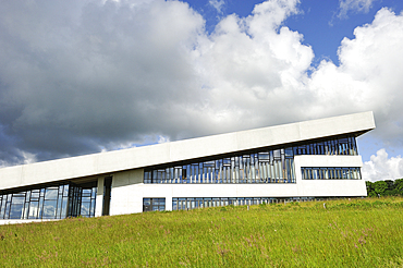 Moesgaard Museum (MOMU), Henning Larsen Architect, museum of archaeology and ethnography, Hojbjerg, a suburb of Aarhus, Jutland Peninsula, Denmark, Europe