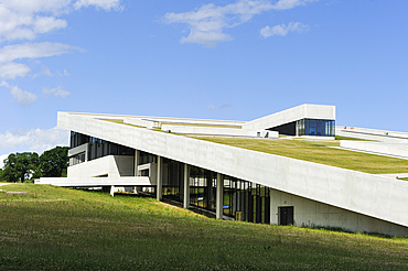 Moesgaard Museum (MOMU), Henning Larsen Architects, museum of archaeology and ethnography, Hojbjerg, suburb of Aarhus, Jutland Peninsula, Denmark, Europe