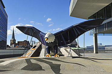 playground of Dokk1 (by Schmidt Hammer Lassen Architects), Library and Citizens' Services on Urban Waterfront of Aarhus, Jutland Peninsula, Denmark, Northern Europe