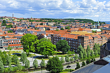 View from the rooftop of ARoS, Aarhus, Jutland Peninsula, Denmark, Europe