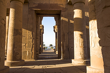 Temple of Kom Ombo dedicated to gods Sobek and Haroeris, Egypt, Northeastthern Africa