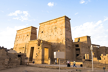 Temple of Isis, Temple of Philae, UNESCO World Heritage Site, Agilkia Island, Aswan, Egypt, North Africa, Africa