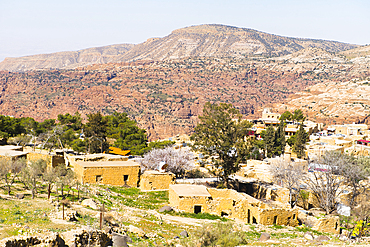 Dana village, Dana Biosphere Reserve, Jordan, Near East, Southern Levant, West Asia