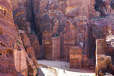 Historic and archaeological Nabataean city of Petra, UNESCO World Heritage Site, Jordan, Middle East