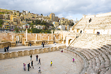 Roman Theatre of Amman, Jordan, Near East, Southern Levant, West Asia