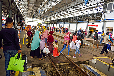 Semarang Poncol Station, Java island, Indonesia, Southeast Asia, Asia