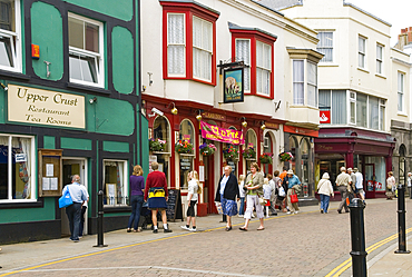 Shops of Tenby, Pembrokeshire, Wales, United Kingdom