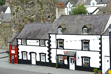 the red house is the smallest in Great Britain,Conwy,Wales,United Kingdom,Great Britain,Europe