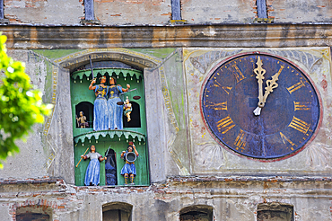 Clock Tower,Old Town,Sighisoara, Transylvania,Romania,Southeastern and Central Europe