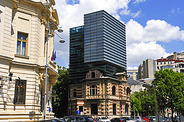 Architects office building on Revolution Square, Bucharest, Romania