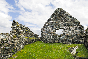 ruins of the Castle overlooking the entrance to the harbour, used as their base by the pirates Don Bosco and Grace O'Malley.During Cromwell's time the Castle was used as a staging post for Irish men and women who were being transported to the West Indies