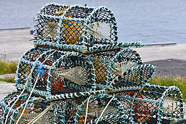 Crab and lobster traps, Inishmore, largest of the Aran Islands, Galway Bay, County Galway, Connacht, Republic of Ireland