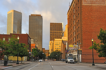 Sam Houston Hotel in Prairie Street, Downtown Houston, Texas, United States of America