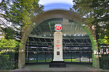 Minute Maid Park, baseball stadium at Downtown Houston, Texas, United States of America, North America