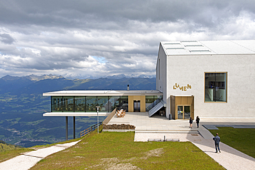 LUMEN, Museum of Moutain Photography (Architects: Gerahard Mahlknecht, Stephano D'Elia, EM2 Architekten & Gio Forma), Kronplatz or Plan de Corones, summit of the Dolomites, near Brunico (Bruneck), region of Trentino-Alto Adige, South Tyrol, Italy