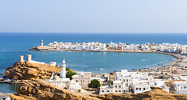 Al Ayjah village, Sur Township, port-city, capital of Ash Sharqiyah Region, Sultanate of Oman, Arabian Peninsula, Middle East